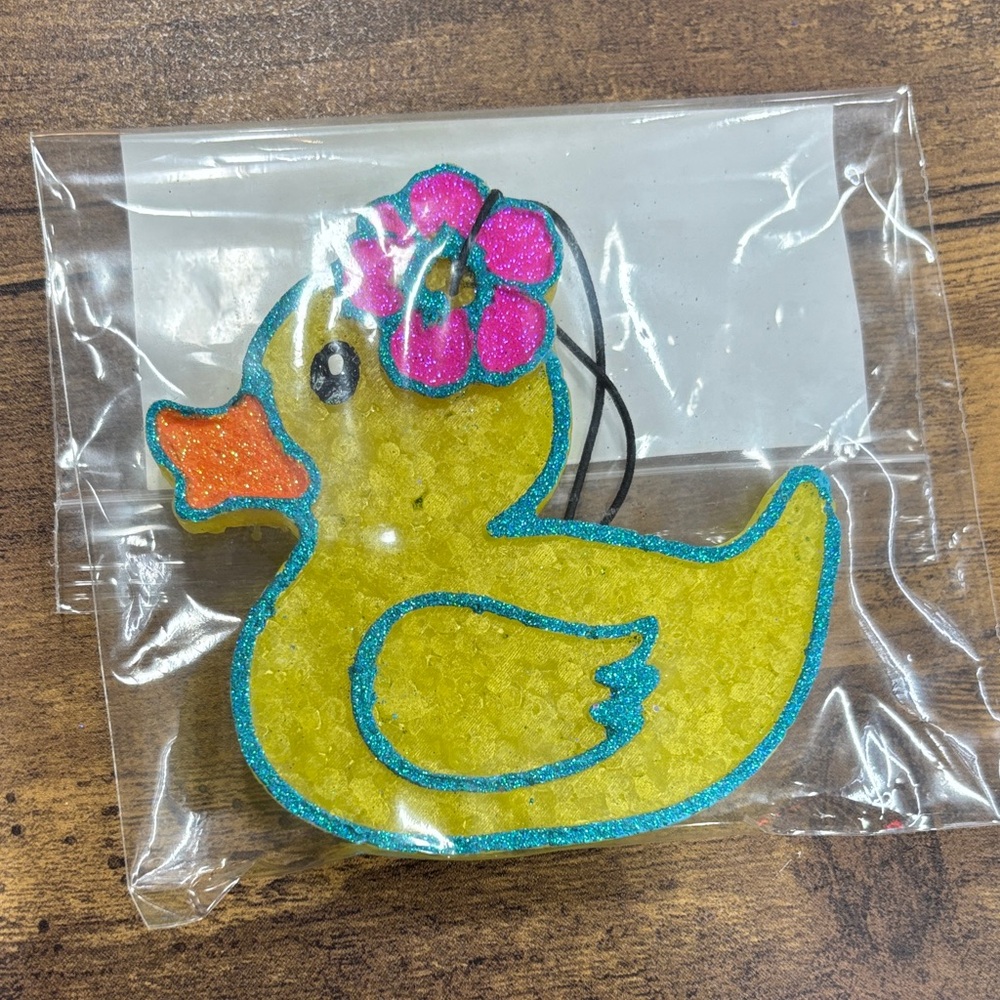 Yellow Duck car air freshener